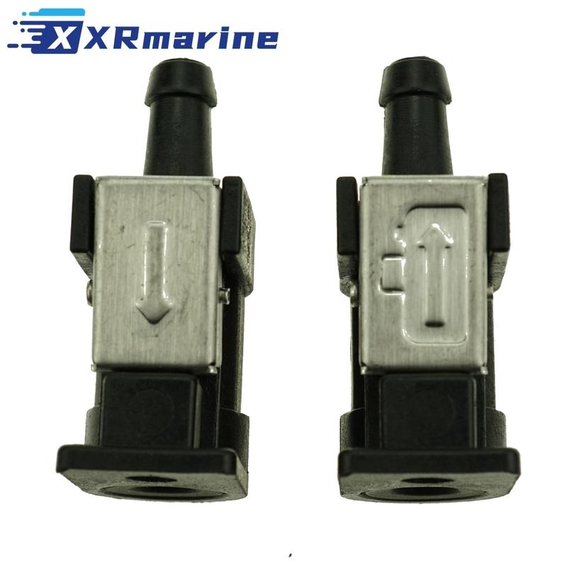 

2 PCS 6E5-24305 Fuel Line Connector fitting for Yamaha Outboard Motor Fuel Tank 8mm Tank Side 6Y2-24305 6YK-24305 18-80415