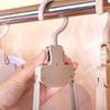 1Pc Foldable Plastic Clothes Hangers Foldable Design Clothes Drying Racks Magic Anti-Stretch One-Touch Space-Saving Holders