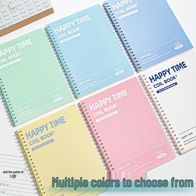Colorful B5 Coil Notebook: A5 High-Value Journal for Study, Record, and Diary - Perfect for Students.