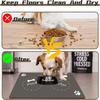 Pet Feeding Mat For Dogs Food Bowl Pad Drinking Feeding Placemat Quick Dry Waterproof Floor Mats For  Dog Cat  Feeder Bowl Pad