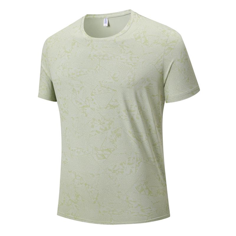Ice Silk Quick-Dry Couple T-Shirt - Breathable Short Sleeve Summer Top for Casual Sports & Outdoor Running