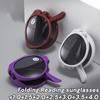 New Portable Foldable Reading Sunglasses High-Definition Anti-Blue Light Presbyopia Eyewear Outdoor UV-Protective Sunglasses