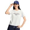 Li Ning Sports Trend Series Round Neck Pullover Casual Letter Short Sleeve Regular T-Shirt Women Tops AHSW312-5