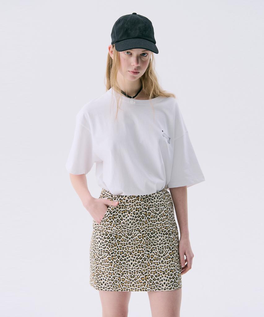 JUNEJUNE SPACE Vol11.Leopard Mini Skirt_Beige(Vol11.Leopard Mini Skirt_Beige)