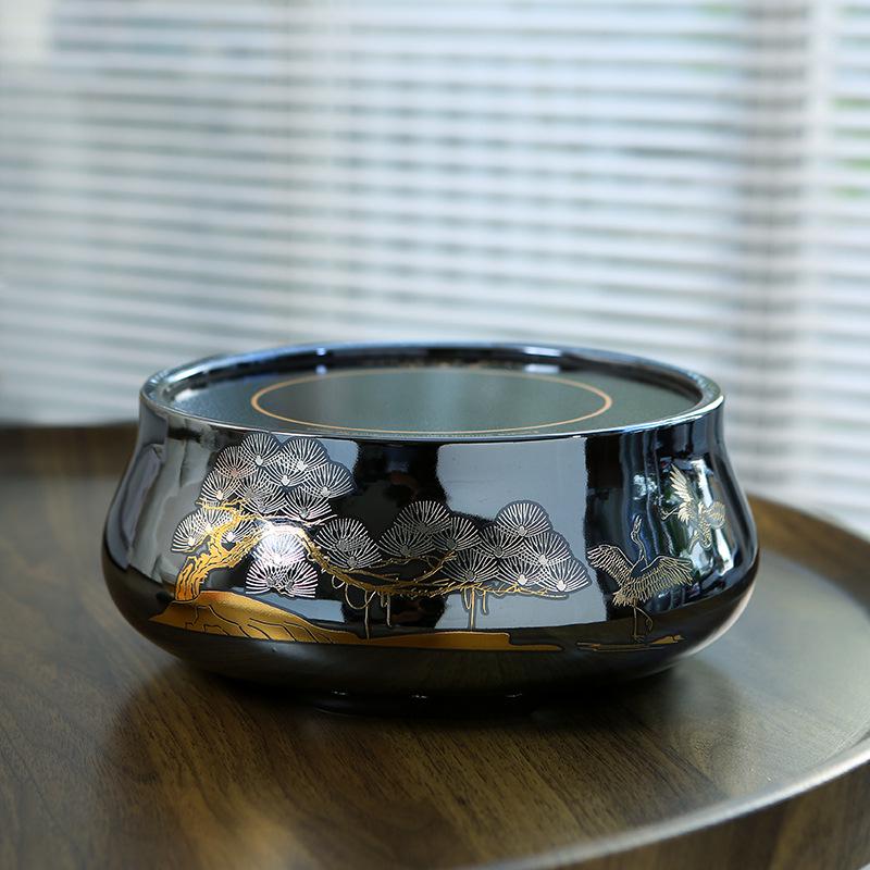 Electric Ceramic Tea Set with Induction Cooker: Glass Water Boiler and Steamer for Health Tea Brewing