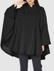 Double Standard Clothing Free Size Water-Repellent Poncho, 0207-240-203, Women's, Black, Japan,