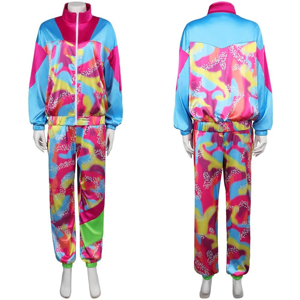 New Cross-border Movie Barbie Cos Costume For Barbie Ken Punk Style Jacket Moisture-wicking Fabric