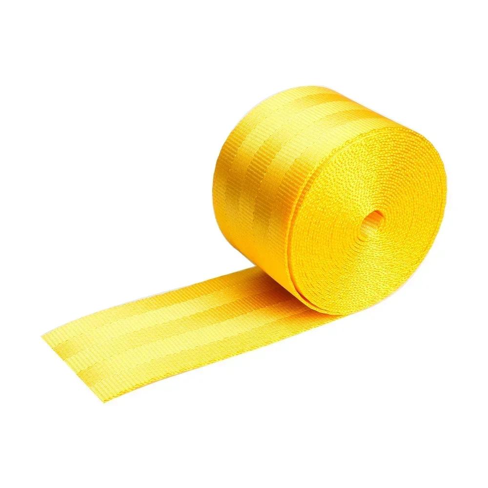 3.6M Auto Car Seat Belt Seatbelt Webbing Lap Retractable Safety Strap Universal 48MM Car Seat Conversion Car Accessories