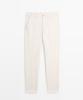 Masimodutti Cotton Blend Slim Fit Pants