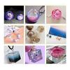 Silicone Mold Sphere Round Earring Ball Perforated 3D Square Ball Set of 4 Hole Epoxy Resin UV Resin Mold DIY Mold Handmade Bead Mold Cutting Mold