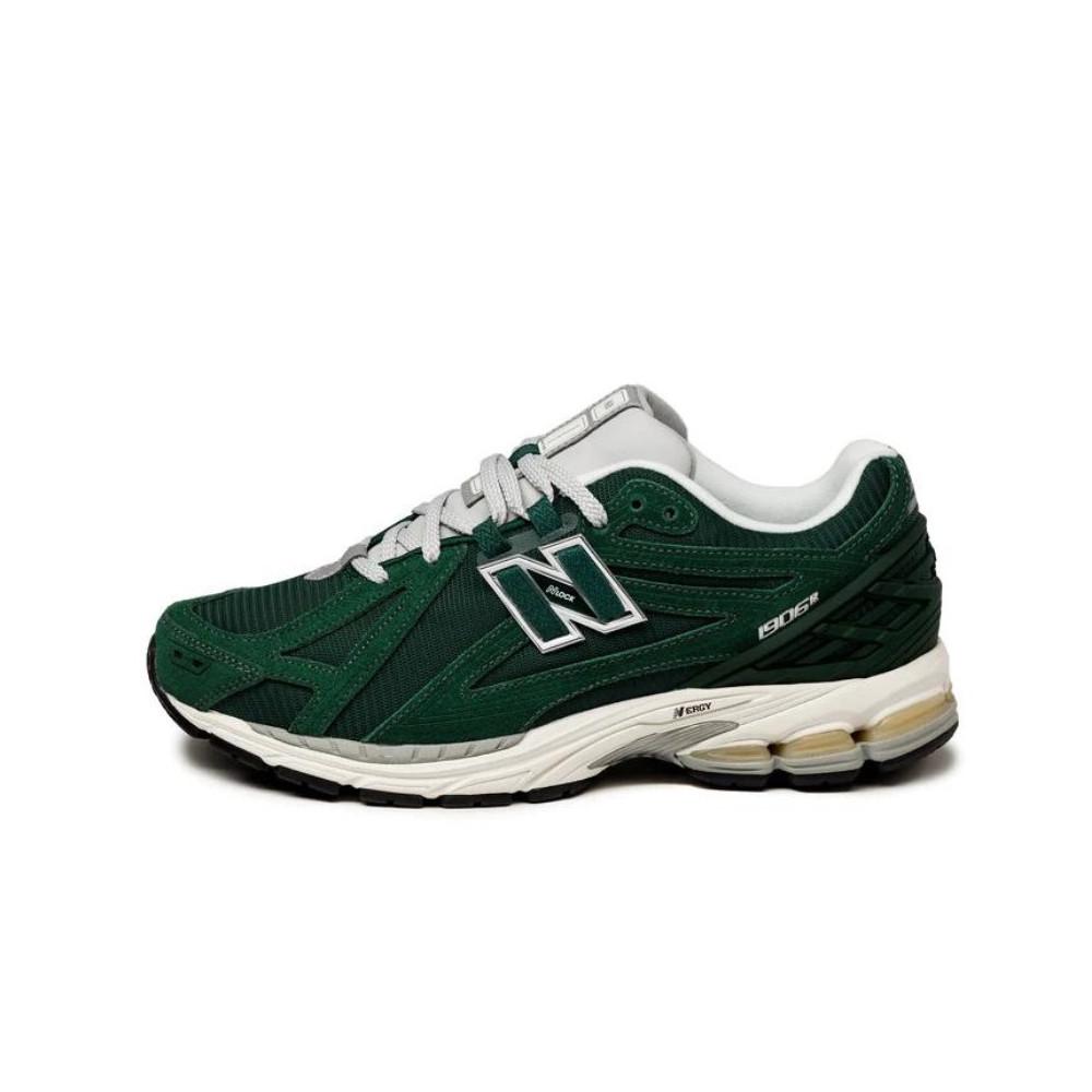 New Balance 1906R Green Suede Metallic Silver