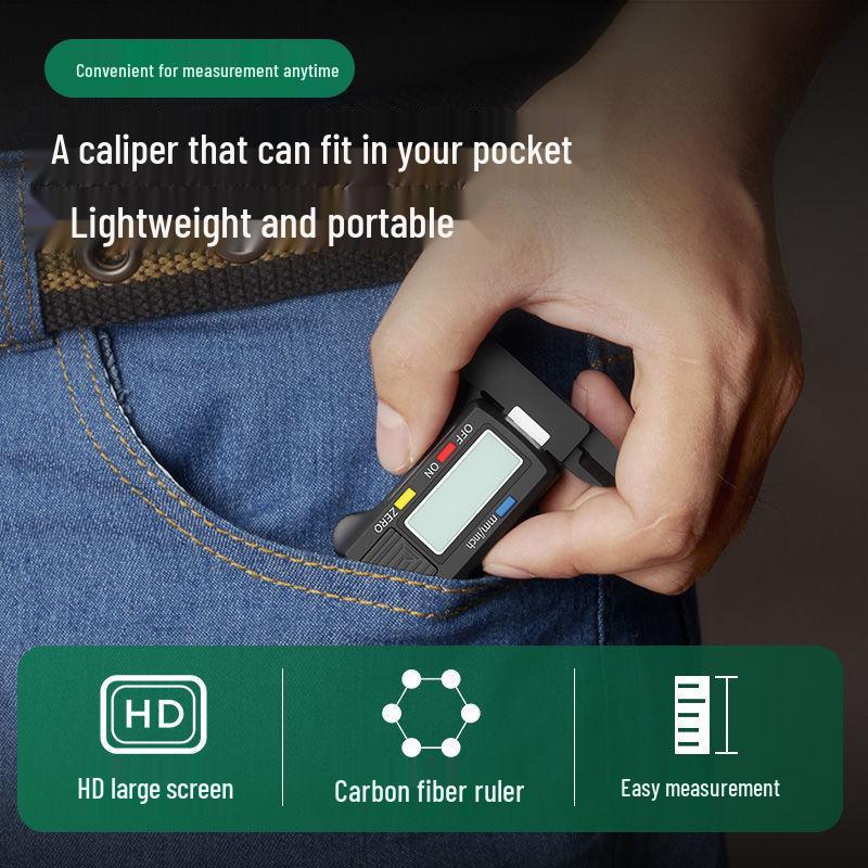 High-Precision Digital Vernier Caliper for Jewelry and Jade Measurement