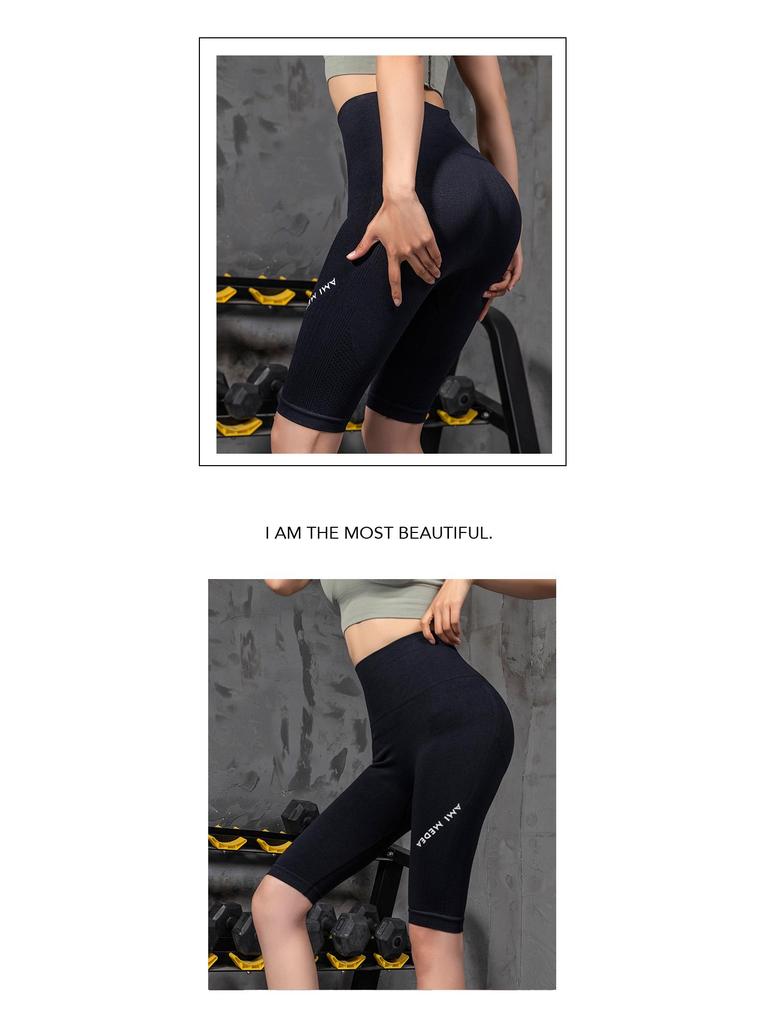 Women's High Waist Running & Yoga Shorts - Elastic, Hip-Lifting, Lightweight Summer Fitness Apparel