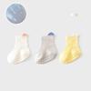 3pairs/lot 6 Colored Of Net Eye Non-slip Baby Girl Sock Hollow-out Breathable Thin Infant Girl Cotton Socks Children's Socks Kit