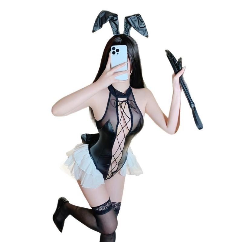 Smoke lingerie pure lust bunny sexy uniform qn seduction flirting straps cosplay seduction even