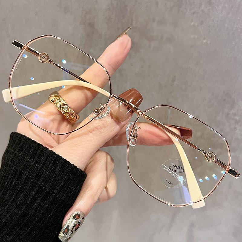 New Versatile Large-frame Glasses For Women With High-end Big Face Slimming Can Be Paired With Myopia Glasses Frames MH9054
