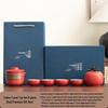 Chaxun Portable Ceramic Tea Set with Caddy
