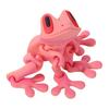 3D Printed Magnetic Frog Toy Movable Joints Frog Fridge Magnet Articulated Poseable Frog Model