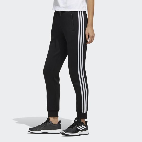 Adidas New Year Series Slim Fit Knit Track Pants Women Bottoms Black FM9308