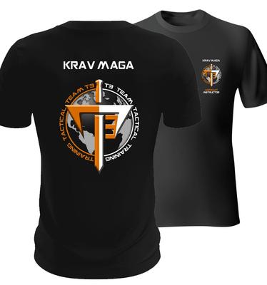 Izraelské bojové umění Krav Maga Tréninkový instruktor Tričko 100% Bavlna Kulatý výstřih Letní Krátký rukáv Ležérní Pánské Tričko Velikost S3XL