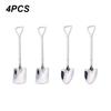4PCS Stainless Steel Watermelon Spoon Shovel Spoon Household Creative Dessert Watermelon Spoon Cute Shovel
