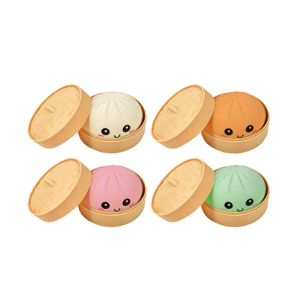 Realistic Giant Steamed Bun, A Toy With A Steamer, A Slow- Dough Ball Designed For Stress Relief.