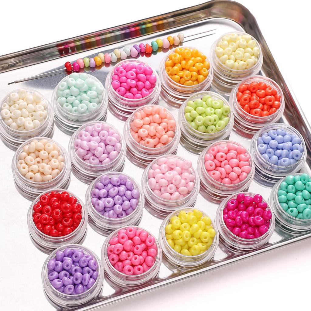 100pcs Glass Beads Charm Czech Beads Seed Spacer Beads For Jewelry Making Accessories