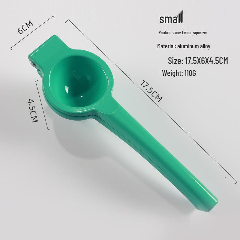 

Aluminum Alloy Lemon Squeezer: Compact Manual Fruit Press for Kitchen Use.