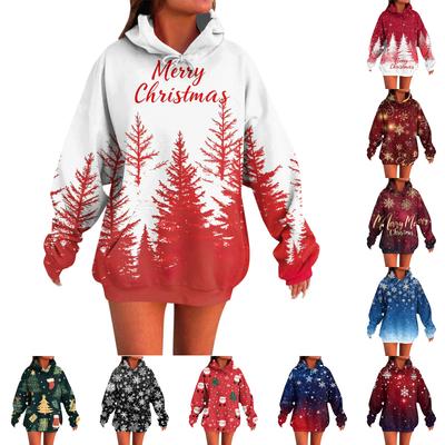 Women's Fashion Daily Versatile Casual Crewneck Sweatshirts Long Sleeve Printed Top Sweatshirts