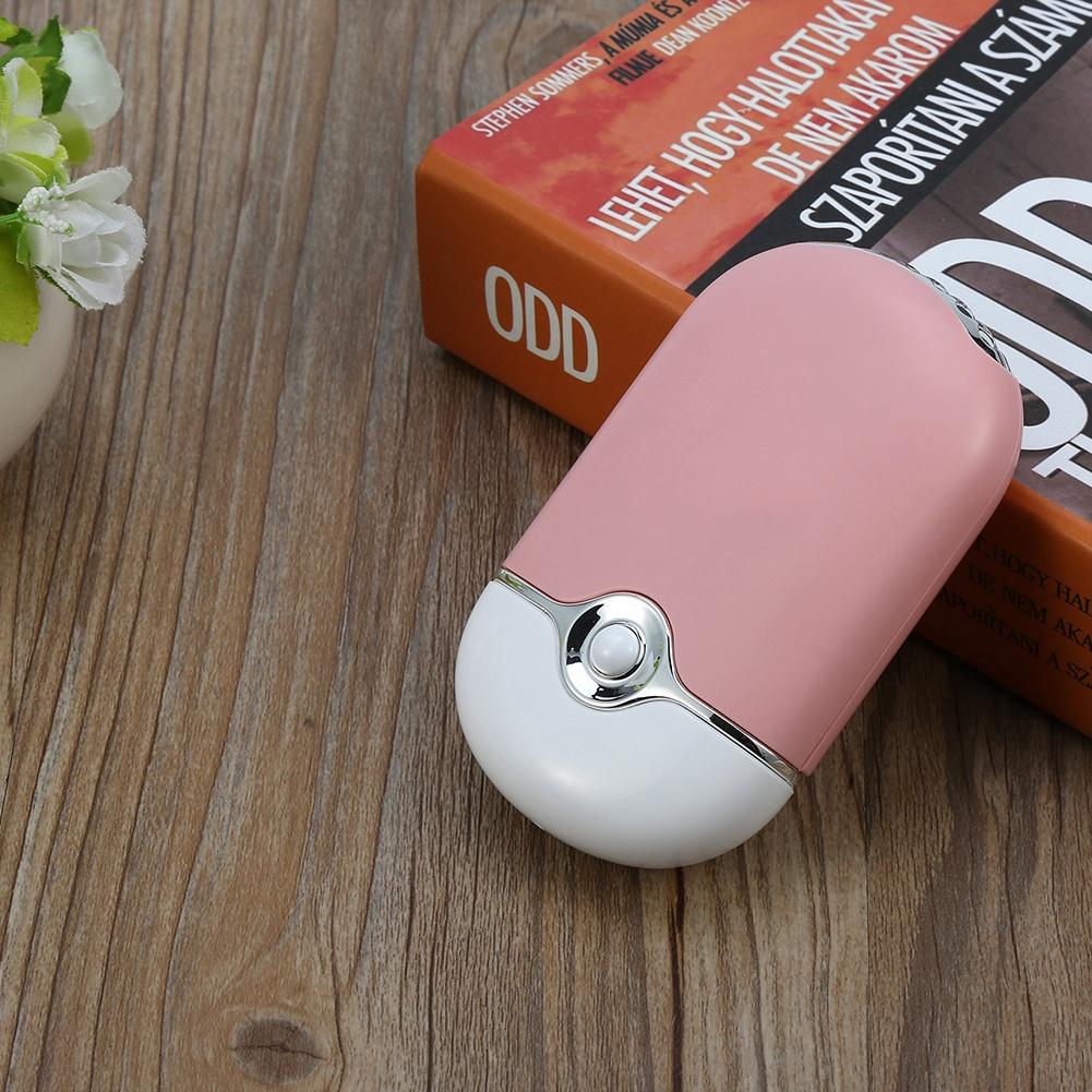 Cooling USB Mini Fan Air Conditioning Eyelash Extension Glue Quick Dry Tool Pink