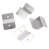 4 Sets Solar Panel Z Bracket Aluminium Alloy Installation Accessory for Car RV Yacht Ship