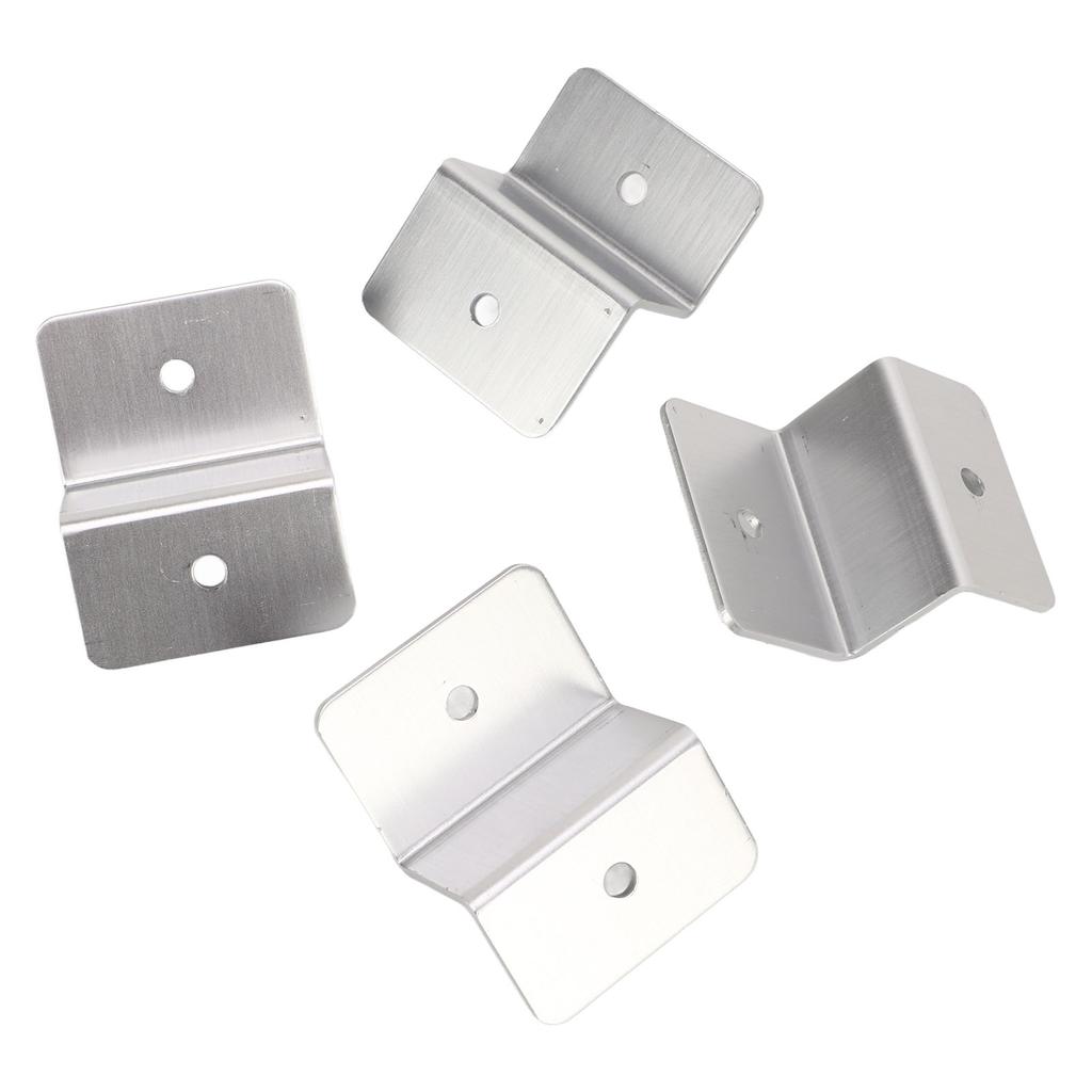 4 Sets Solar Panel Z Bracket Aluminium Alloy Installation Accessory for Car RV Yacht Ship