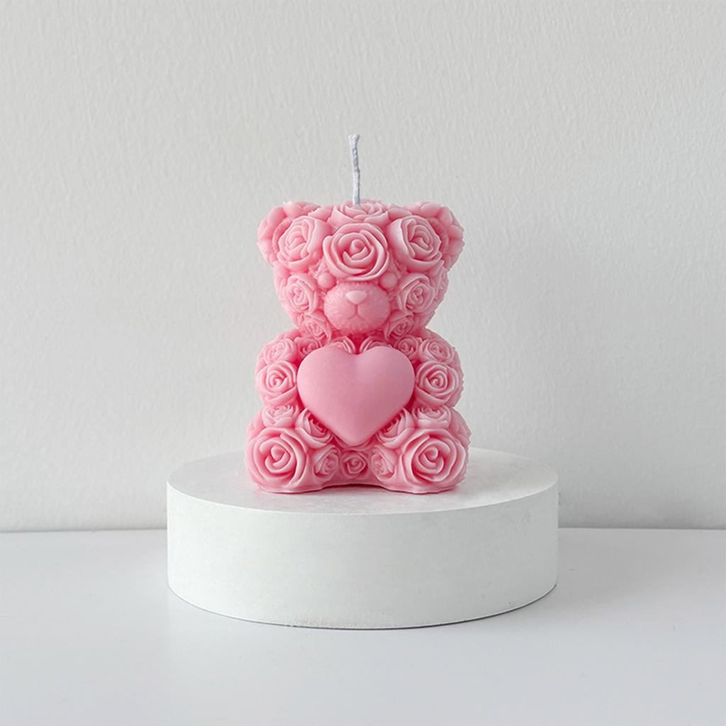 Cute Bear Shaped Scented Candles, INSstyle Creative Decorative Items, Perfect For  Wedding Decorations.