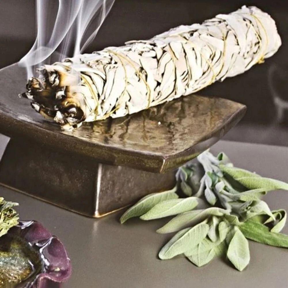 10cm White Sage Bundle Practical Spiritual Incense Sticks Energy Cleansing Bundles  Indoor