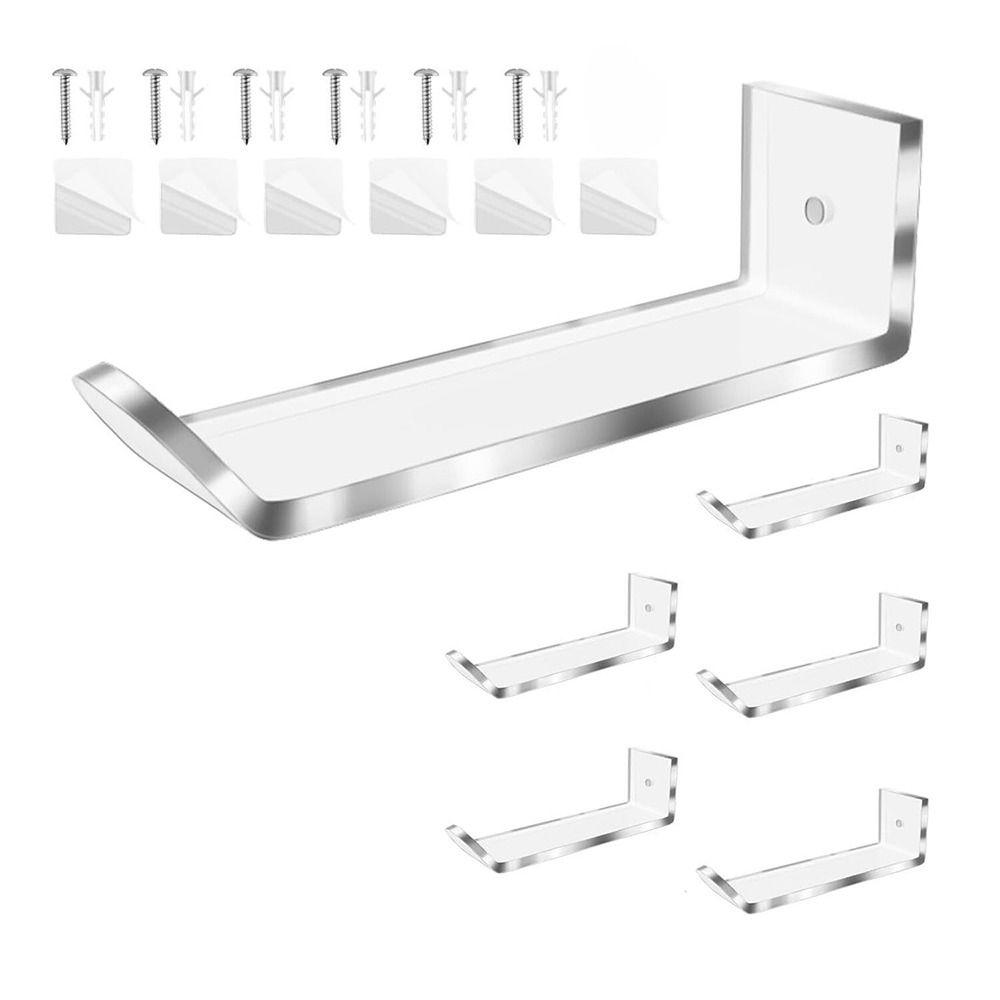 

3/6 шт. Прочные держатели для шляп для бейсболок, акриловый держатель для бейсболок, кухня 6pcs