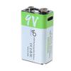 9V Li-ion Rechargeable Battery 650mAh Type-C USB Lithium Li Ion 9V Batteries Microphone Metal Detector