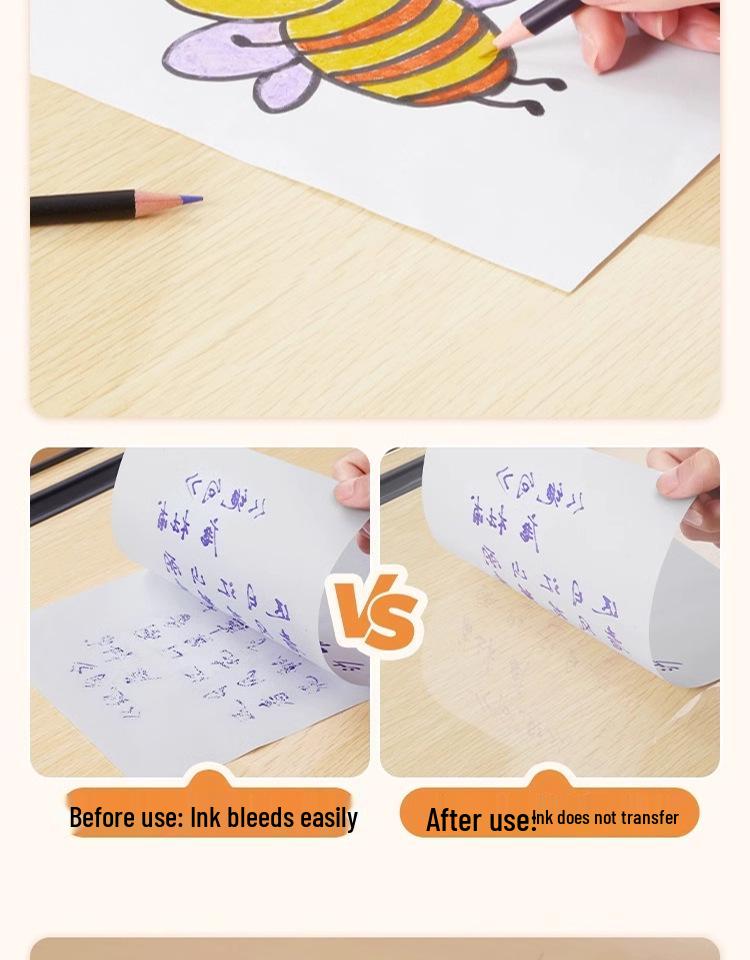 Children's Waterproof Desk Mat - Transparent Study Table Protector