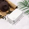 Brushed Iron Tea Can and Playing Card Storage Box