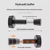 Hydraulic Buffer Door Stopper Wall Mounted Silent Non-Slip Door Bumper for Home Living Room Dining Room Doors