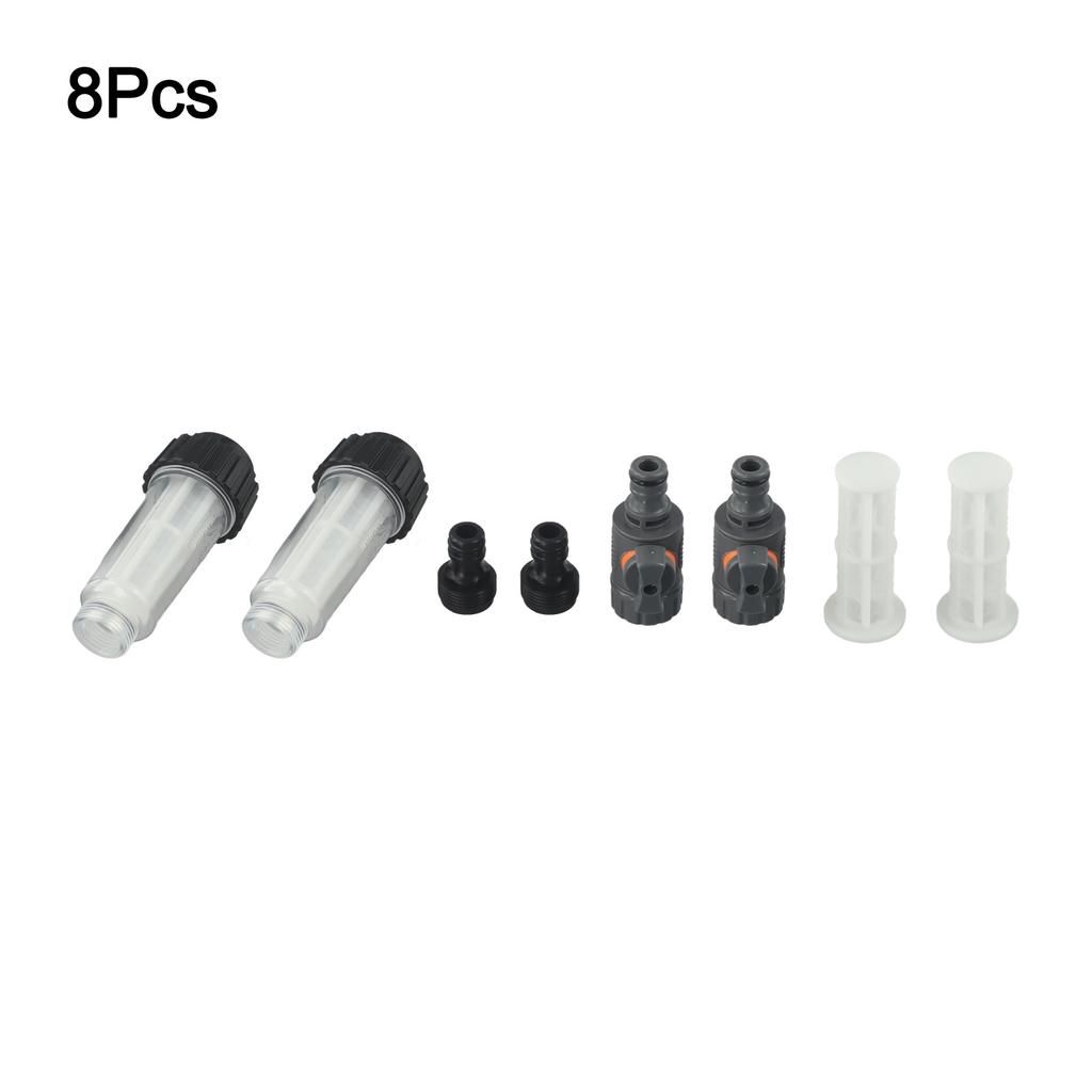 Caravan Water Filter Motorhome Equipment Patio Adjustable Water Flow Easy To Clean Flexible Compatibility Impurity Removal