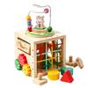 Multifunctional Bead Maze & Pegboard Educational Toy for Shape Recognition & Grip Training