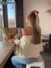 Autumn Winter New Fashion Vintage Color Block Knit Sweater Loose Casual