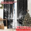 2D Flat Printing  2pcs Monochrome Burst Chic Contemporary Curtains Fabric Curtains Decorations For Home Decorative for Bedroom
