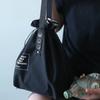 Bolsa de lona para almoço, bolsa bento, bolsa portátil para piquenique, recipiente para jantar, bolsa para armazenamento de alimentos frescos na escola