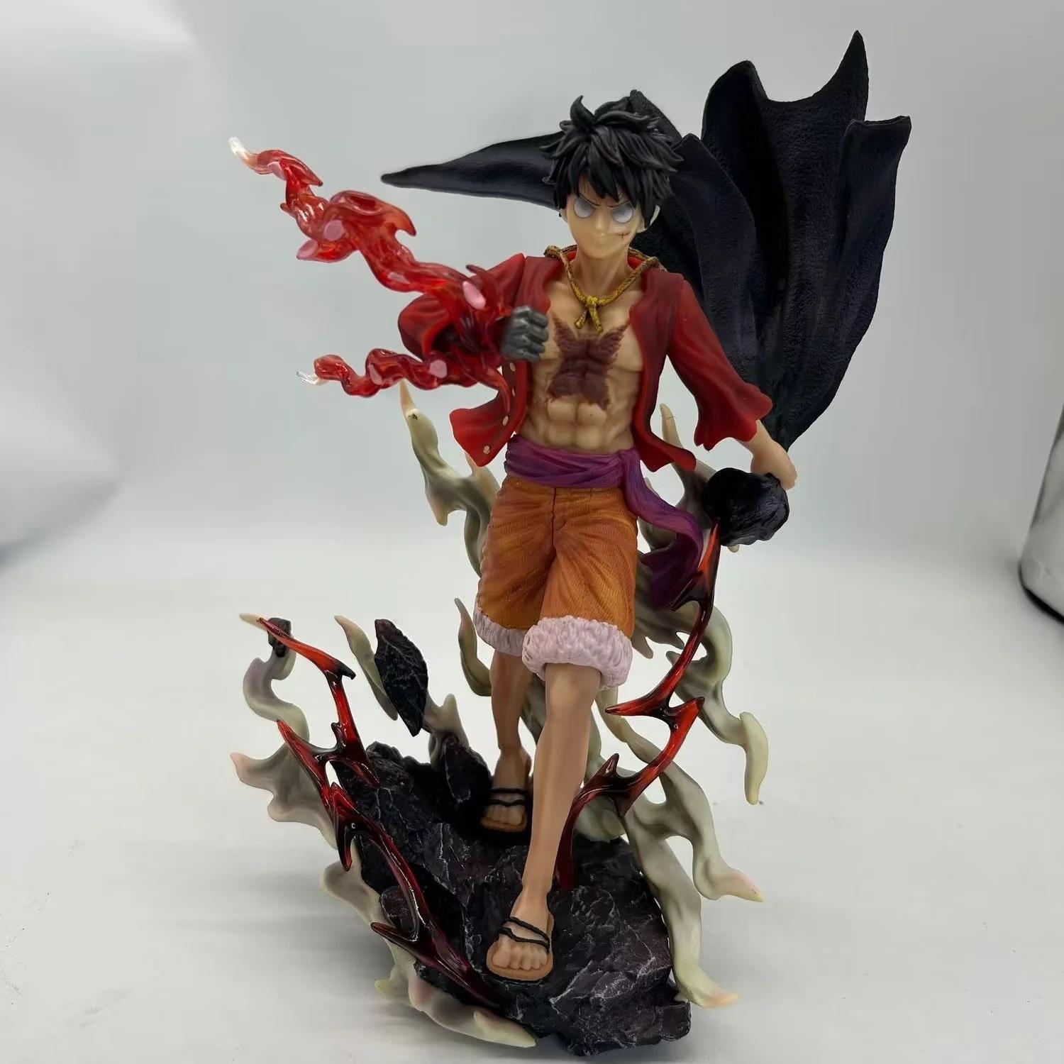 ONE PIECE GK New Four Emperors, summit, ghost island, walking Luffy, luminous, statue, boxed figure