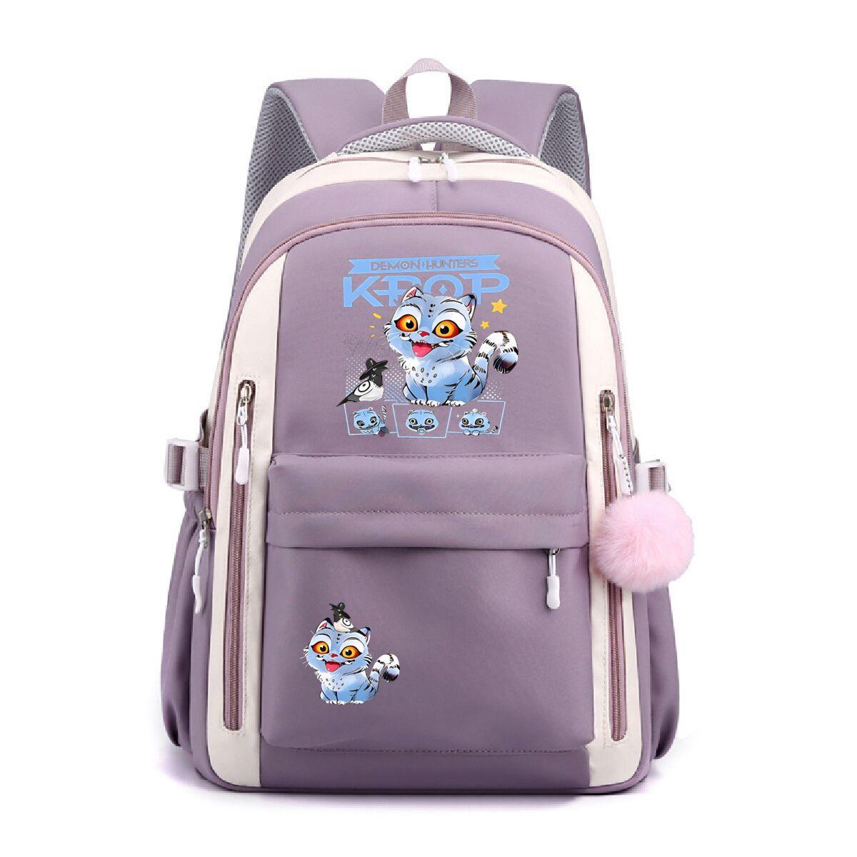 

Kpop Demon Hunter Girl Group Корейская версия маленького свежего школьного рюкзака, окружающий высокую ценность, рюкзак для учеников начальной и средней школы, легкий No specification