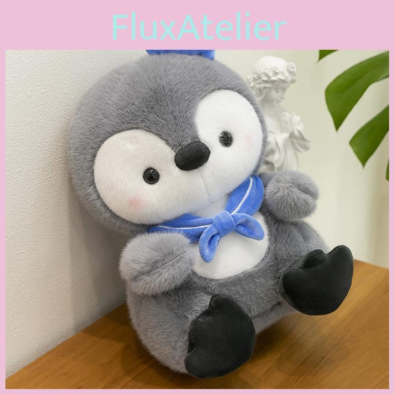 Fish Tie Bow Penguin Plush Toy Animal Stuffed Doll Cute Decoration Kids Gift