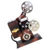 Movie Projector Mechanism Wind Up Musical Box Table Ornament Retro Music Box