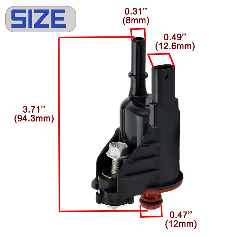 Vapor Canister Purge Valve 12630282 136200-7170 for Buick Cadillac Chevrolet GMC 1815975 SOL916 2M1405 CVS176 PV771 1362007170