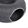 Cave for Cat Zipper Save Space Scratch Resistant Washable Kitten House Nest Removable 60x60x28cm